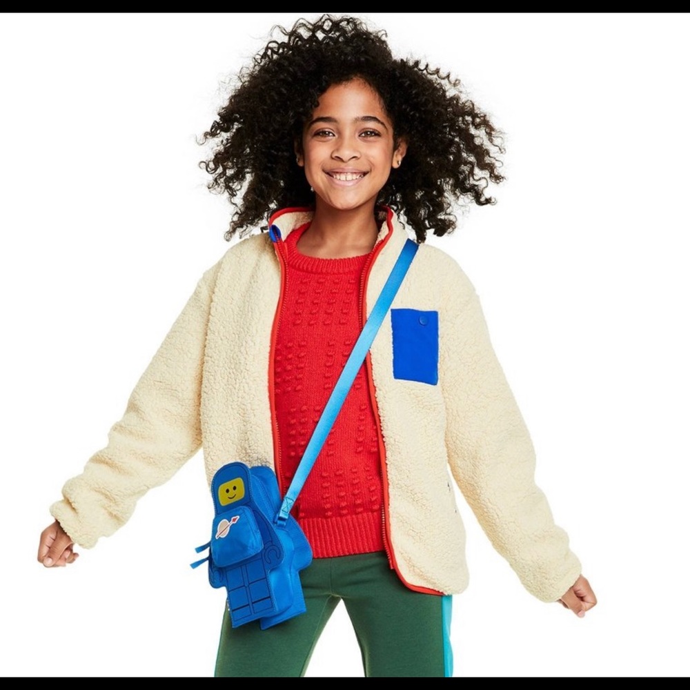 Kids' Contrast Pocket Sherpa Jacket - LEGO®
Collection × Target Cream L